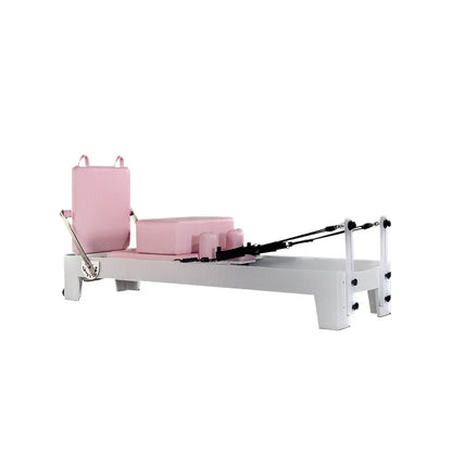 Pilates Reformer Light Wood Tall for Home and Yoga Studio