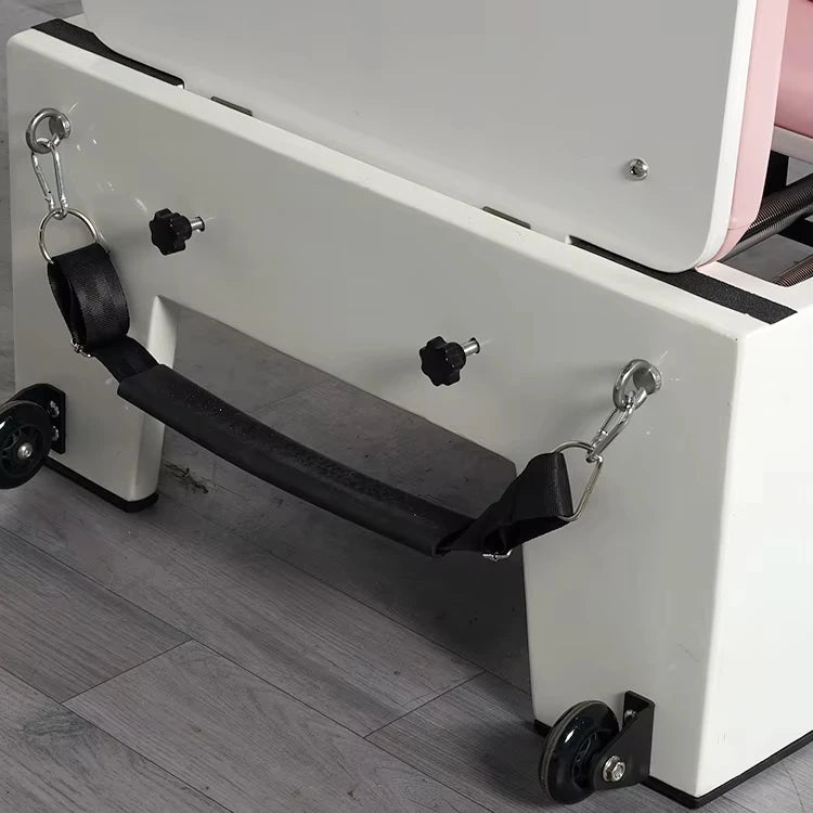 Pilates Reformer Light Wood Tall for Home and Yoga Studio